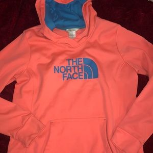 THE NORTH FACE orange/blue hoodie jacket